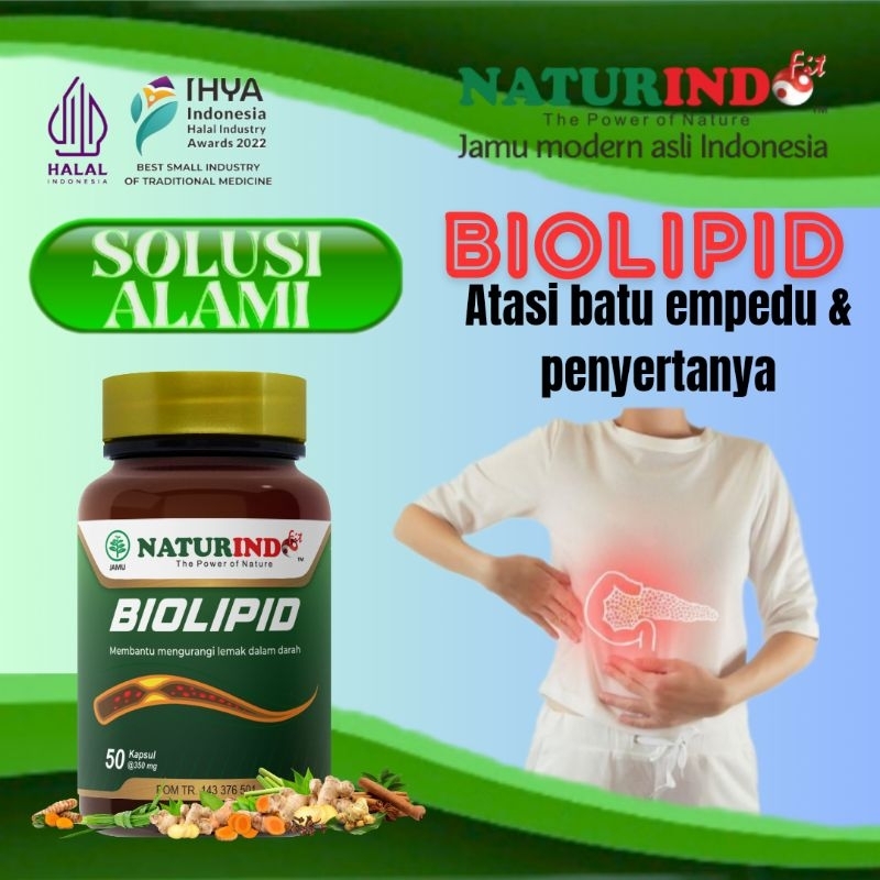 Obat batu empedu herbal batu empedu hancur biolipid naturindo