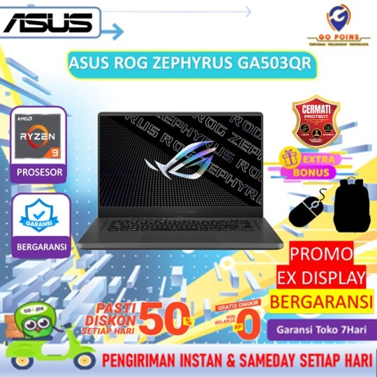 ASUS ROG ZEPHYRUS GA503QR RTX3070 AMD RYZEN 9 5900 RAM 8GB SSD 512GB Quad HD 165Hz EX Display