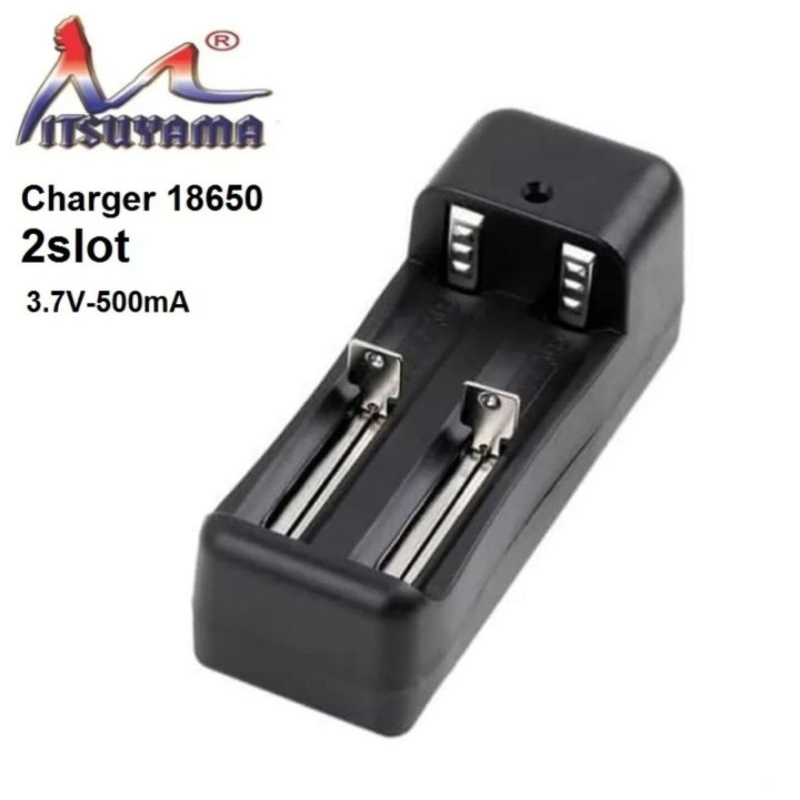 charger baterai 18650 2 slot cas