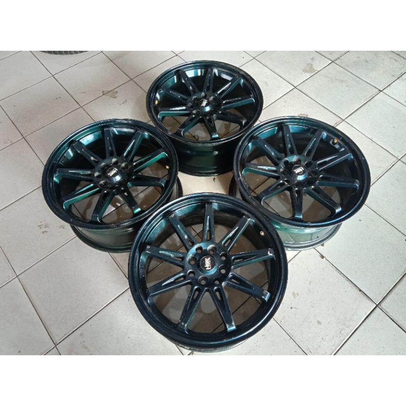 Velg Bekas HSR TIKALA ring 17 lebar 7,5 et 40 pcd 8x100/114