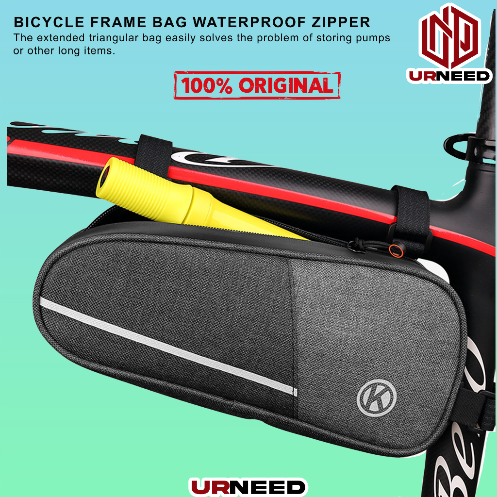 Tas Frame Sepeda MTB Roadbike Model Tabung Segitiga Size Besar