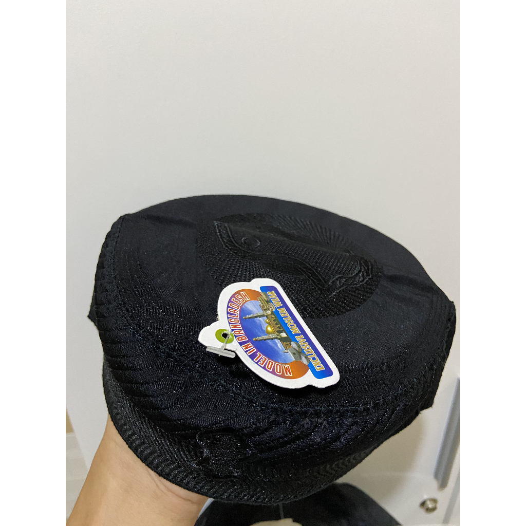 Peci Madinah Bugis Peci Hitam Kualitas Premium