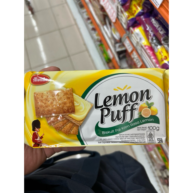 

Monde Lemon puff 100gram