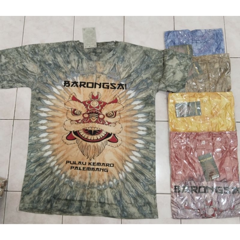 kaos barongsai kaos khas palembang oleh oleh palembang