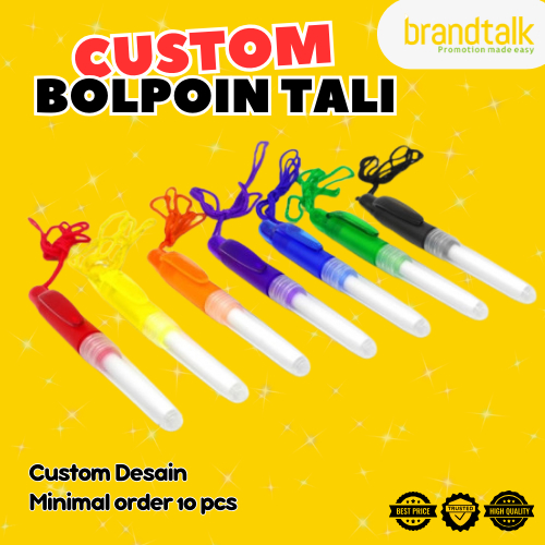 

Pulpen / Pen Boss Tali Insert Paper Promosi - Sudah Termasuk Cetak