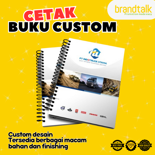 Cetak Company Profile / Cetak Buku Soft Cover Jilid Spiral