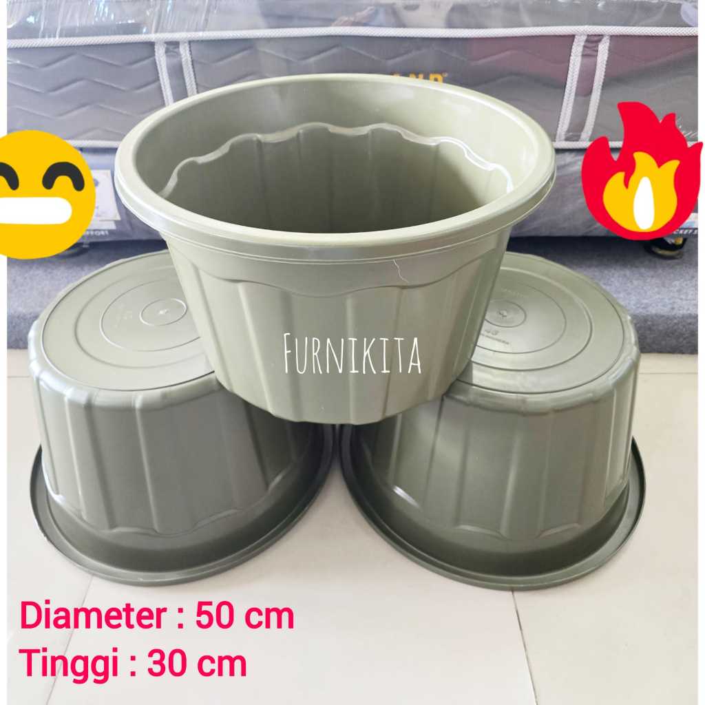BAK CUCI EMBER PLASTIK KERANJANG BAJU 45