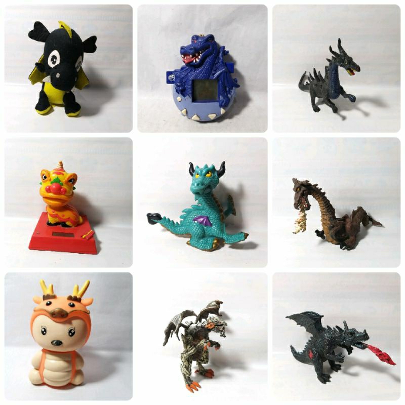 Celengan Boneka Gimbot Makhluk Mitos Mitologi Legenda Monster Dragon Warrior Naga Liong Huang Long T