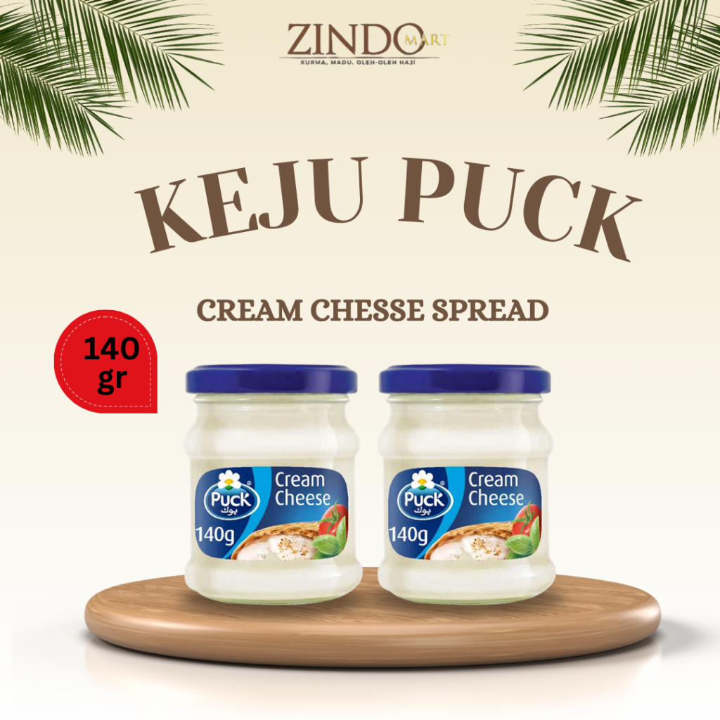 

PUCK CREAM CHEESE SPREAD 140GR / KEJU PUCK / KEJU OLES