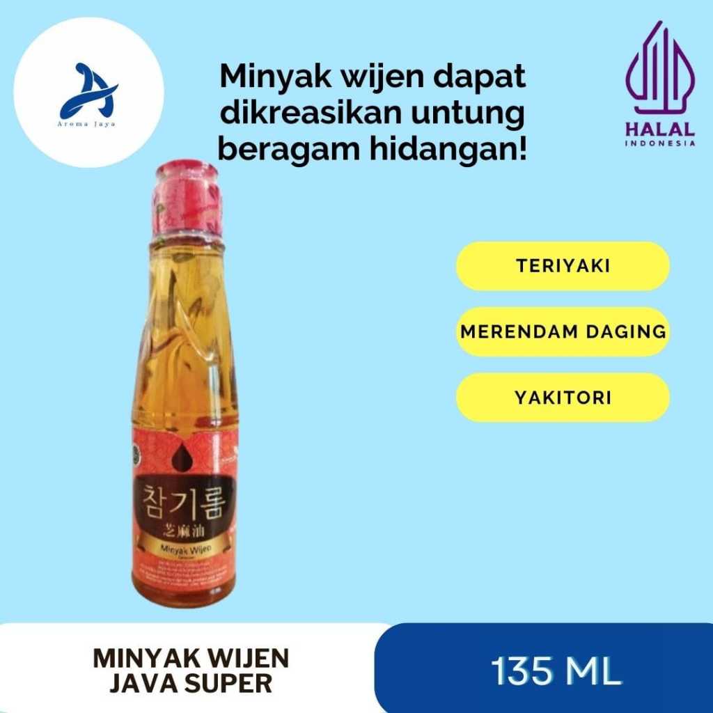

MINYAK WIJEN JAVA SUPER FOOD 135 ML / SESAME OIL JAPAN