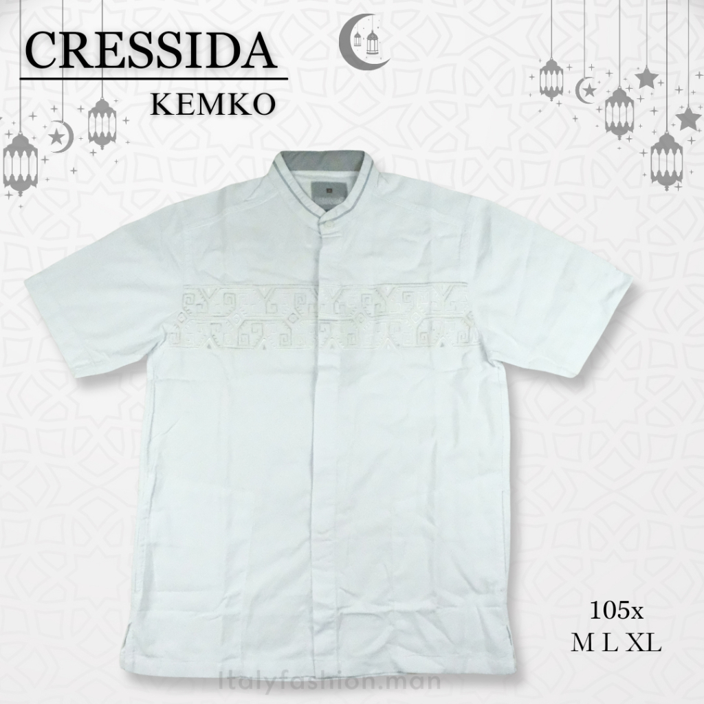 CRESSIDA Koko Putih Pendek Katun Pria Original 105X