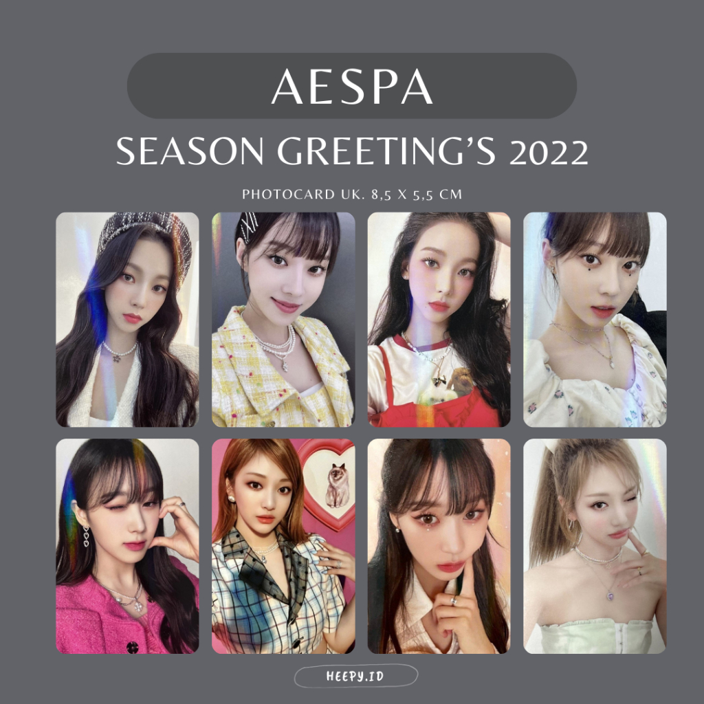 [AE] UNOFFICIAL PHOTOCARD AESPA SEASON GREETING'S 2022