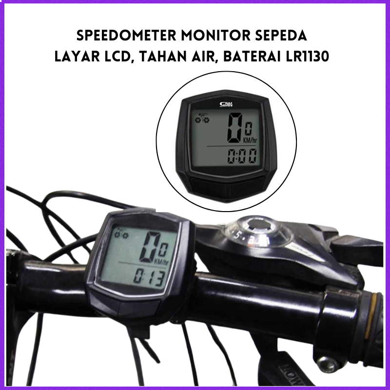 Promo Cod Inbike Speedometer Sepeda 14 Function Lcd Display Bicycle / Speedometer Sepeda Mtb