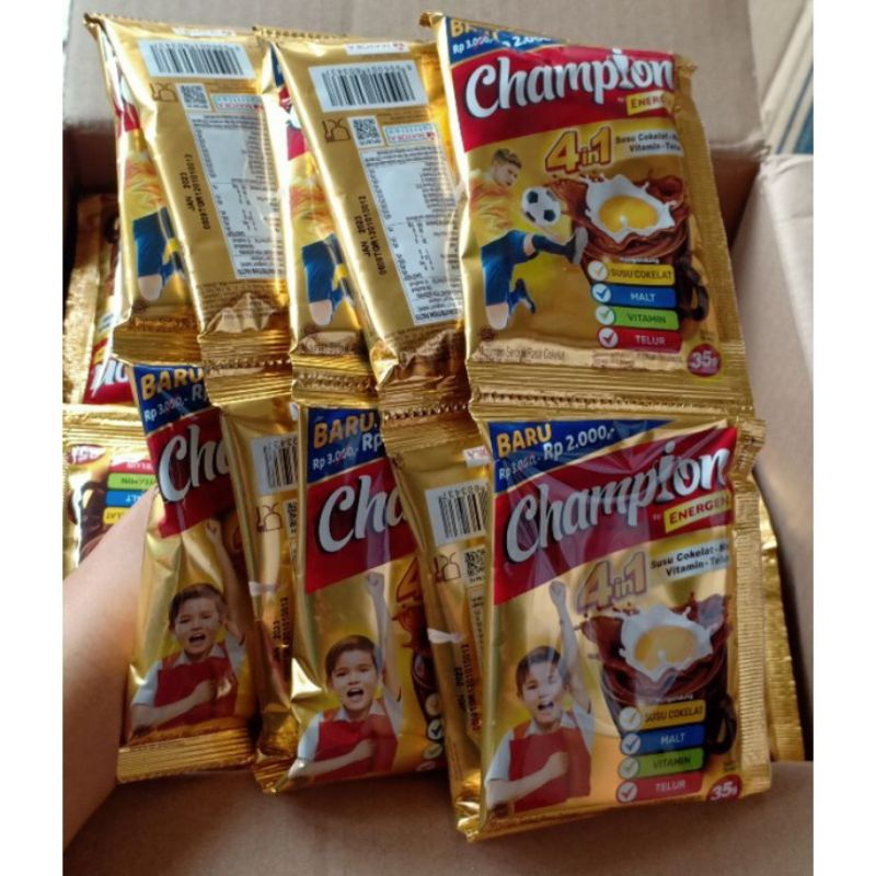 

ENERGEN CHAMPION ( 1 RENTENG LEBIH MURAH )