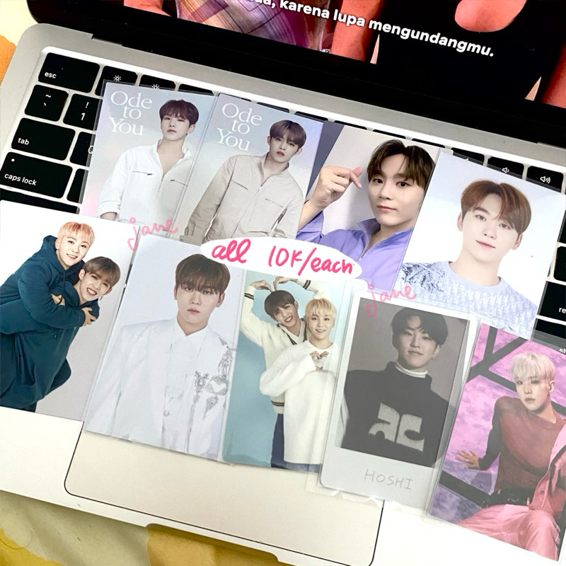 [minimal co 2pc] seventeen various trading card tc — seungkwan hoshi scoups tokyo dome ode to you ot