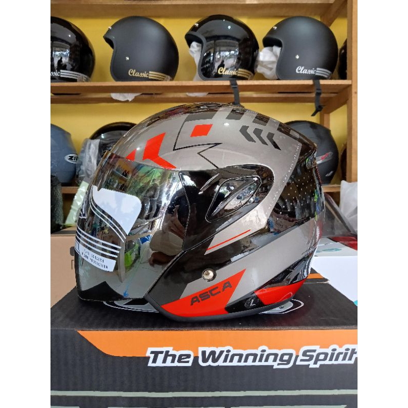 Helm asca motif