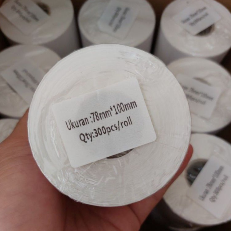 

Ready Terkeren Label Stiker Thermal 78x1x3pcs Termurah