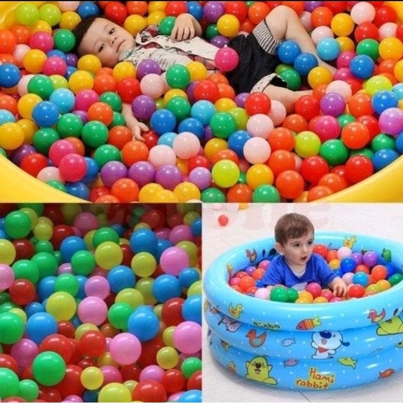 MANDI BOLA WARNA WARNI - MAINAN BOLA PLASTIK WARNA WARNI ANAK-ANAK