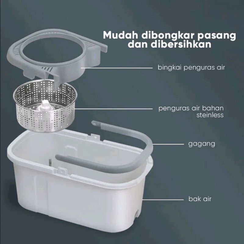 Alat Ngepel Lantai Otomatis Terbaru - Modern, Efisien, dan Bisa Meras