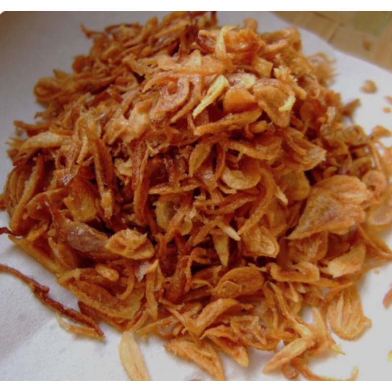 

bawang goreng asli tanpa campuran tepung