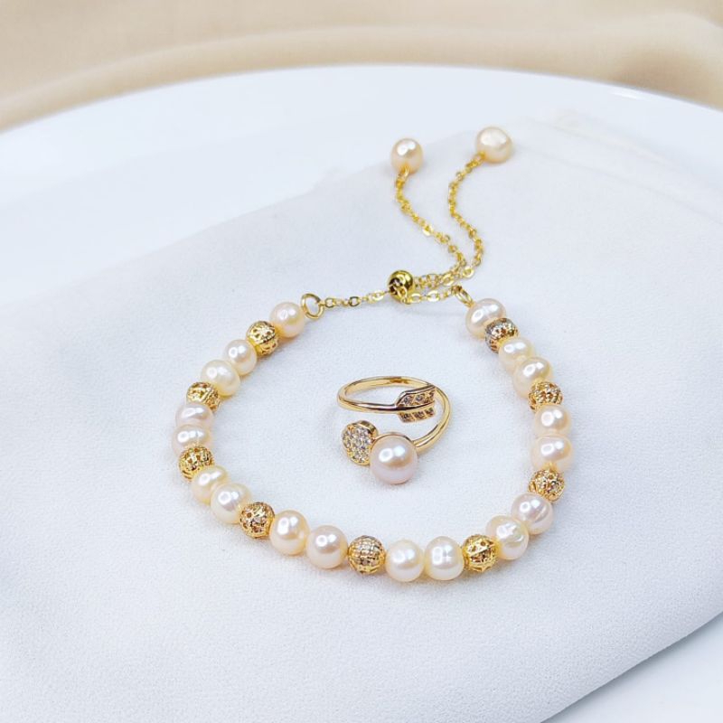 Gelang Mutiara Lombok dan Cincin Mutiara Lombok