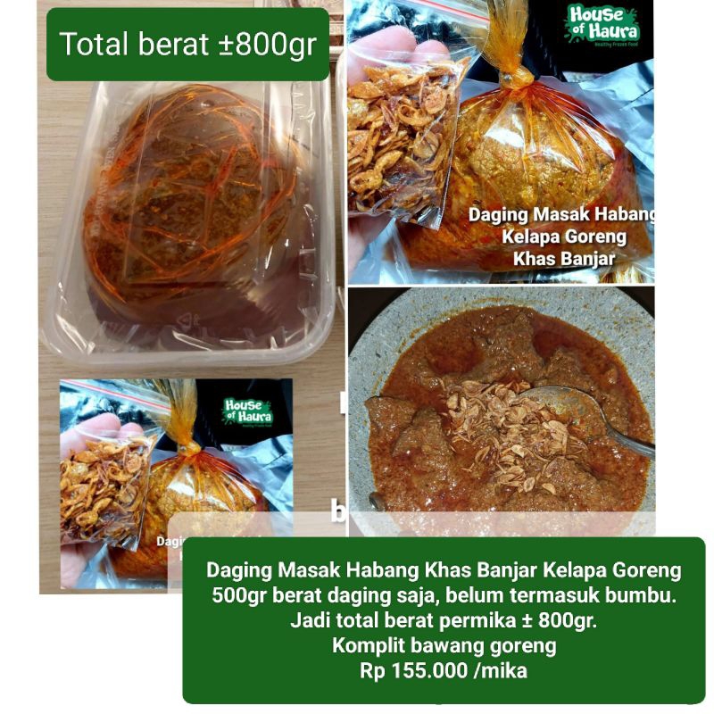 

Daging Masak Habang khas banjar