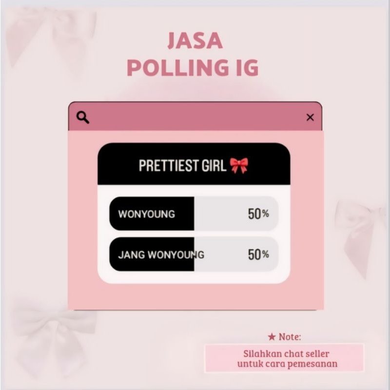 Jasa Vote Polling Instagram | Jasa Vote postingan ig  | Jasa Vote story ig | Jasa vote polling ig