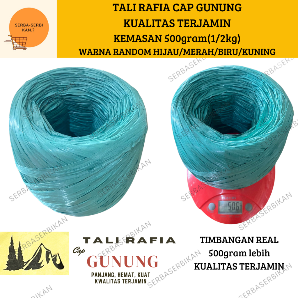 

TALI RAFIA 500gram 1/2kg