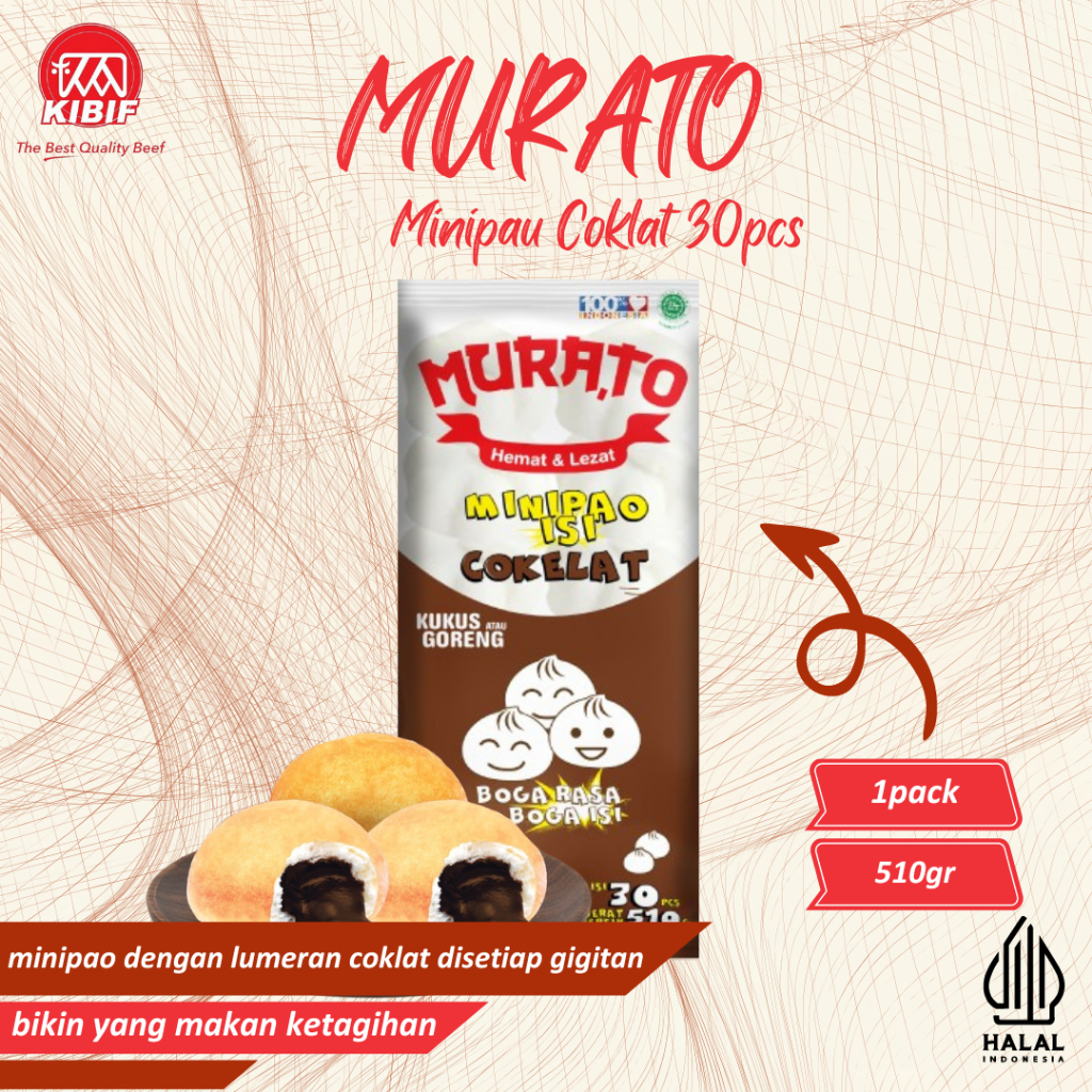 

MURATO Minipao Cokelat 30 Pcs 510 Gr