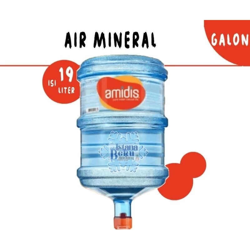 

AMIDIS GALON PLUS ISI/AIR MINERAL GALON/AMIDIS 19 LITER