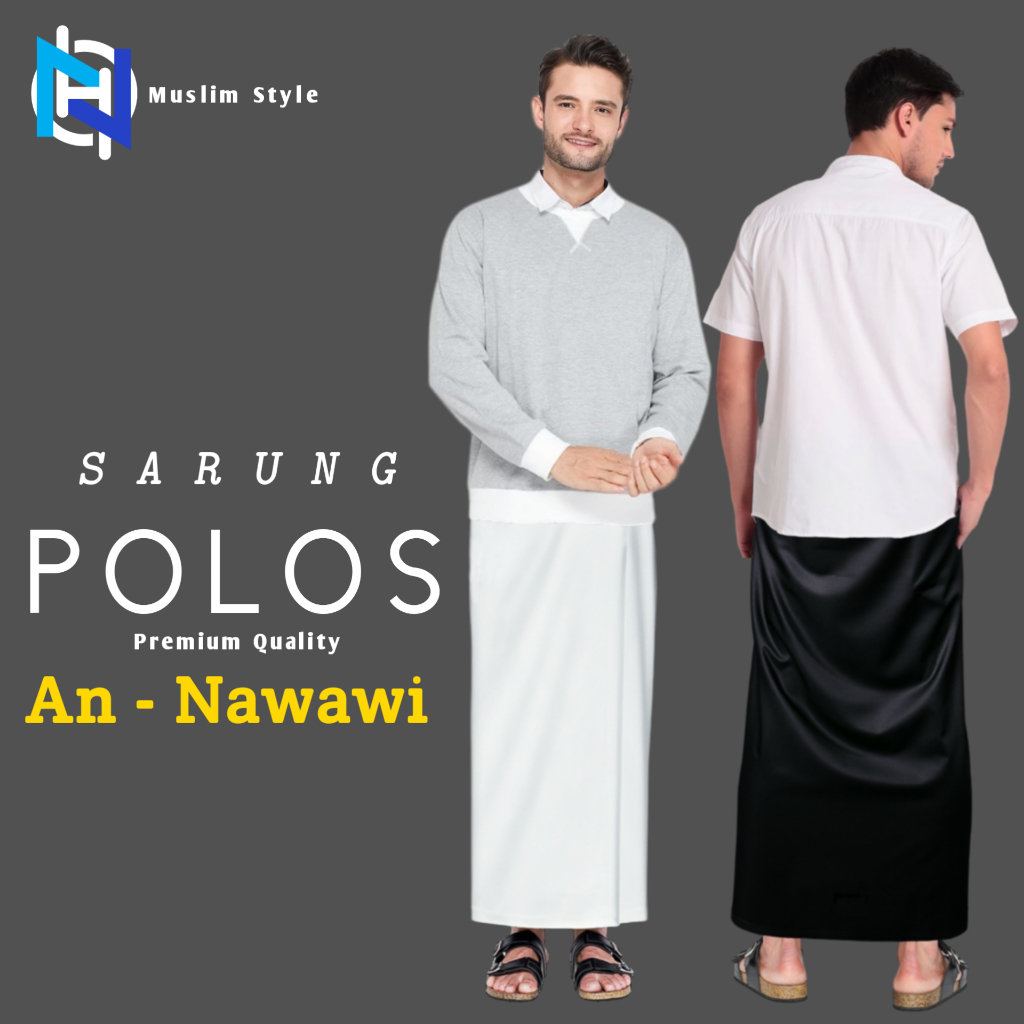ORIGINAL Sarung Pria Dewasa motif polos PREMIUM / sarung sholat pria / sarung laki laki dewasa