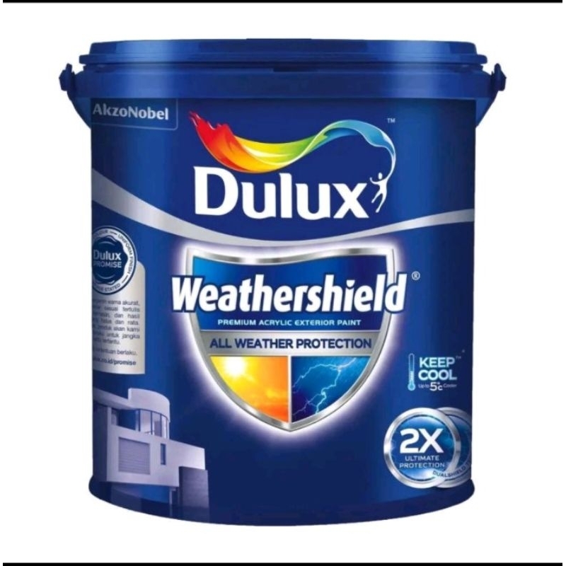 Cat Tembok Dulux Weathershield 2.5ltr-cat tembok luar dulux-cat weathershield by dulux-cat exterior 