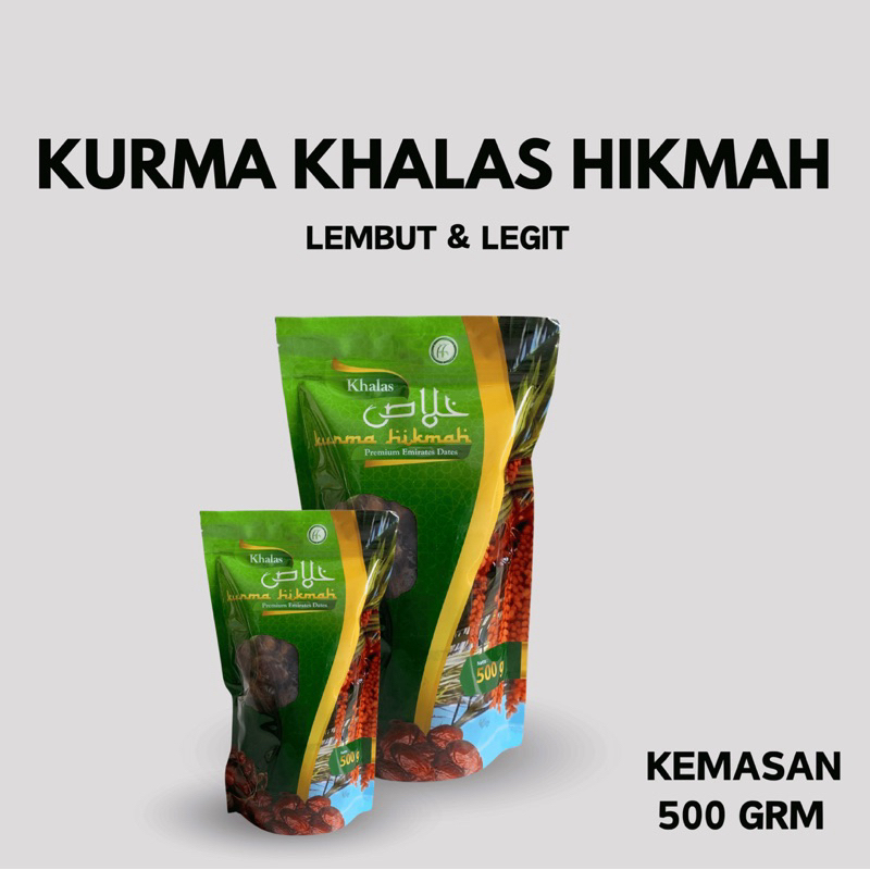 

Kurma date khalas hikmah 500 gram