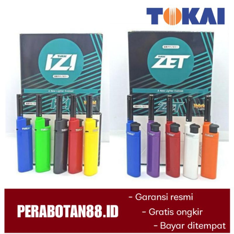 Korek api Tokai gas izi pemantik api Tokai zet bara stik kompor gas