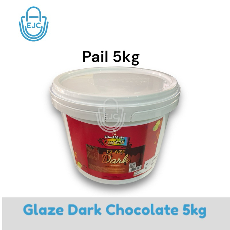 

Glaze Dark Chocolate Coklat Cair Coklat Glaze Chefmate 5kg