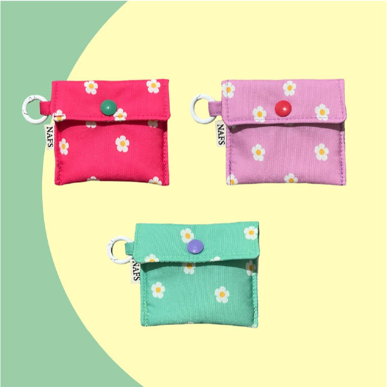 NAFS - Flower airpods pouch waterproof | mini pouch | pouch TWS | pouch headset