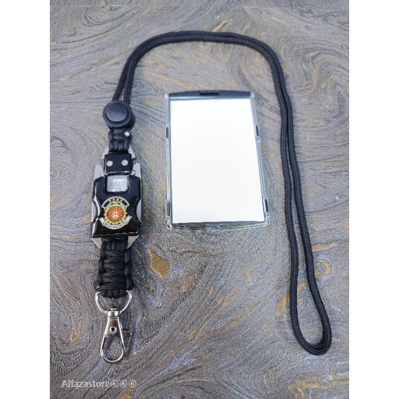 

Lanyard tactical is card holder logo ppns