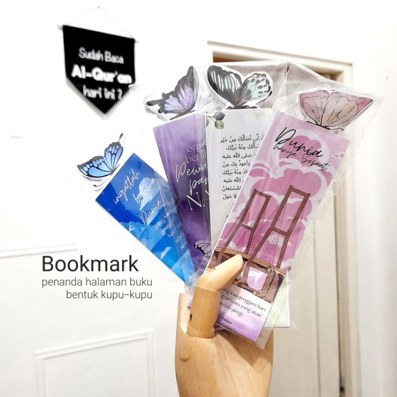 [ SHAFANA ] BOOKMARK PEMBATAS BUKU islami 3d | CUSTOM PENANDA BUKU  MAGNET