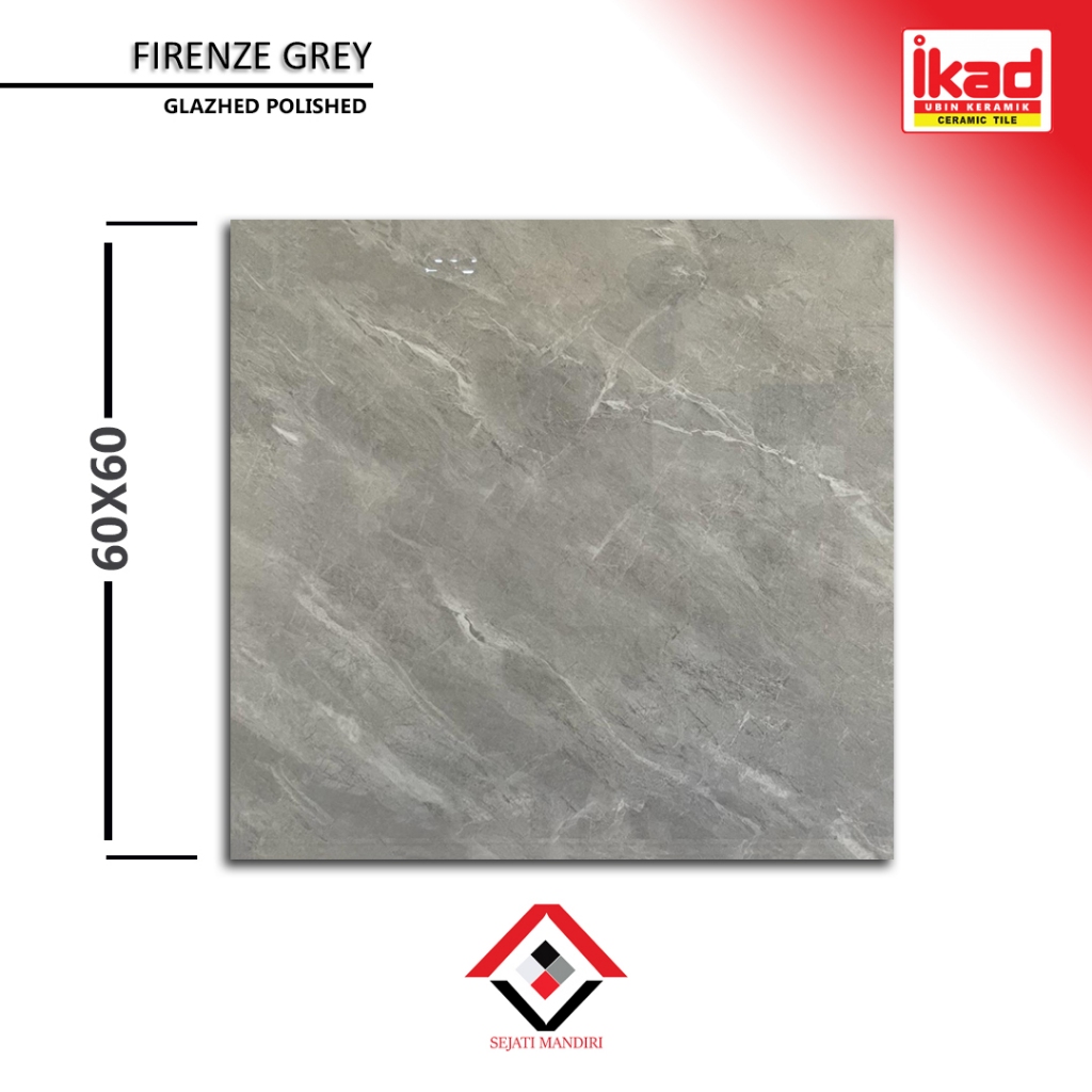 granit 60x60 - motif marmer - ikad firenze grey