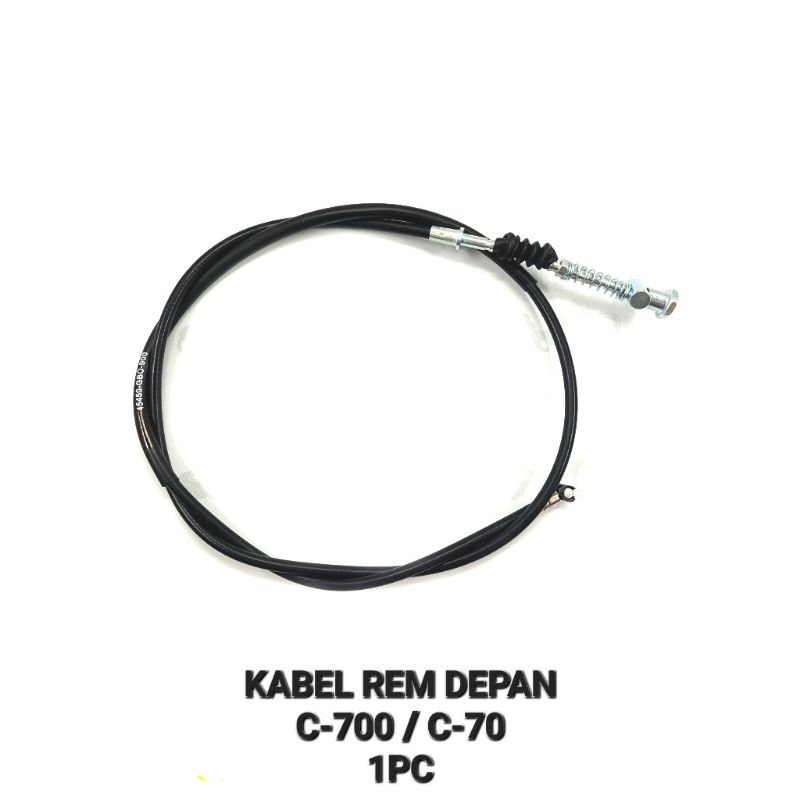 Kabel Rem Depan C 700 - Cable Cabel Seling Tali Kawat Rim Brake Break Depan Honda C70 C 800 Supercub