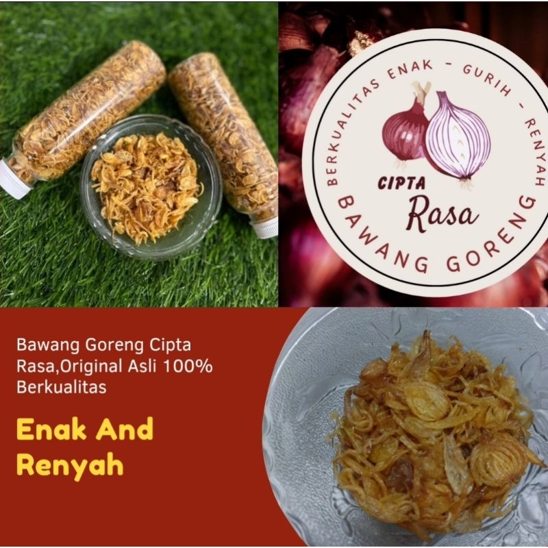 

Bawang Goreng Asli 100% Tanpa Tepung