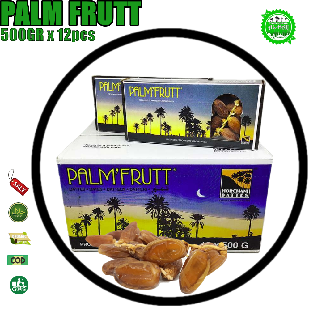 

KURMA PALM'FRUTT 500GR X 12PCS/KURMA TUNISIA TANGKAI