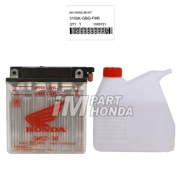 AKI BASAH GM5Z-3B GS SUPRA X 100 / FIT LAMA / OLD / NEW - MEGA PRO - GRAND - LEGENDA ORIGINAL HONDA