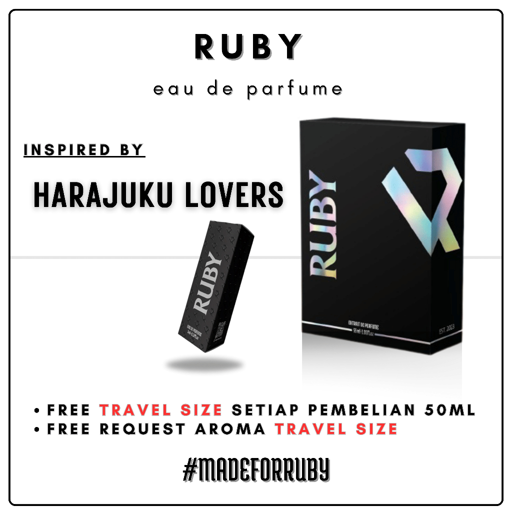 Ruby Parfum Harajuku Lovers 50ml Eau De Perfume
