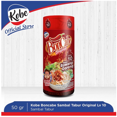 

BON CABE SAMBAL TABUR RASA ORIGINAL LEVEL 10 - BOTOL 45 GR