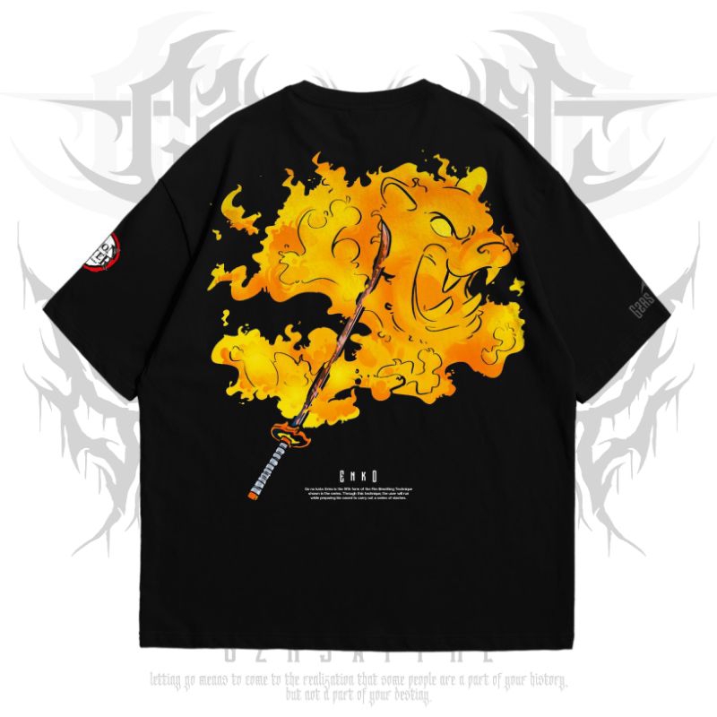GZRS T-shirt Enko - KNY Rengoku