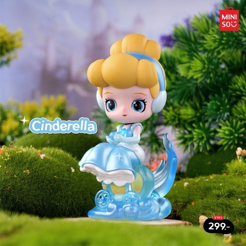 MINISO Blind Box Disney Princess Fairy Town CINDERELLA [Confirm] Stock Terakhir