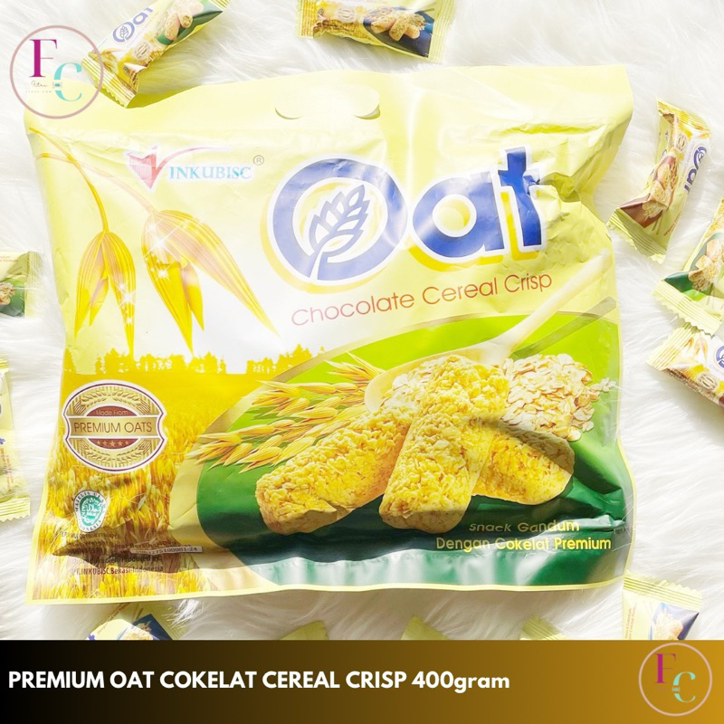 

Oat premium chocolate cereal 400gram isi 35pcs