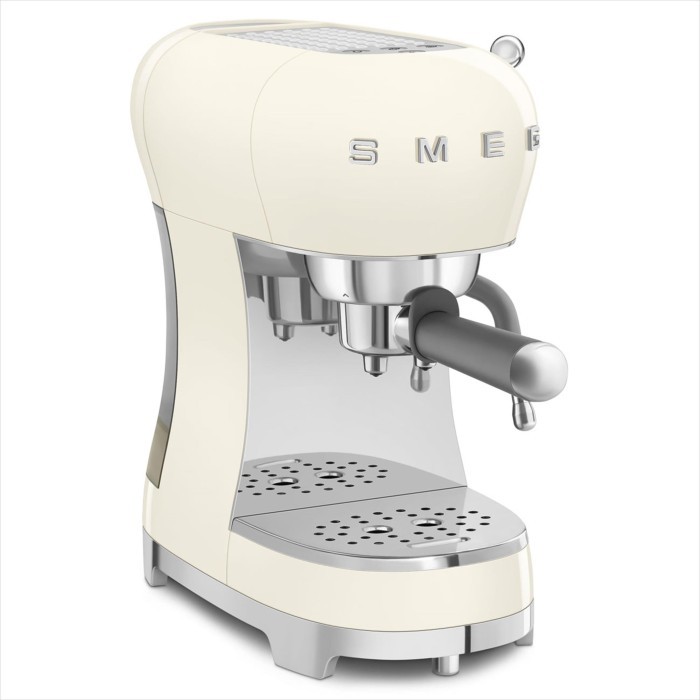 SMEG Espresso Coffee Machine - Cream ECF02CREU Mesin Kopi Smeg Retro Style