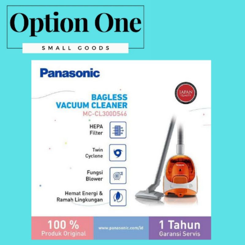 Panasonic Bagless Vacum Cleaner MC-CL300D546 / MC CL300 / MC CL300D546